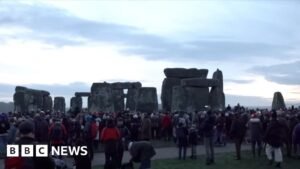 Timelapse shows winter solstice sunrise