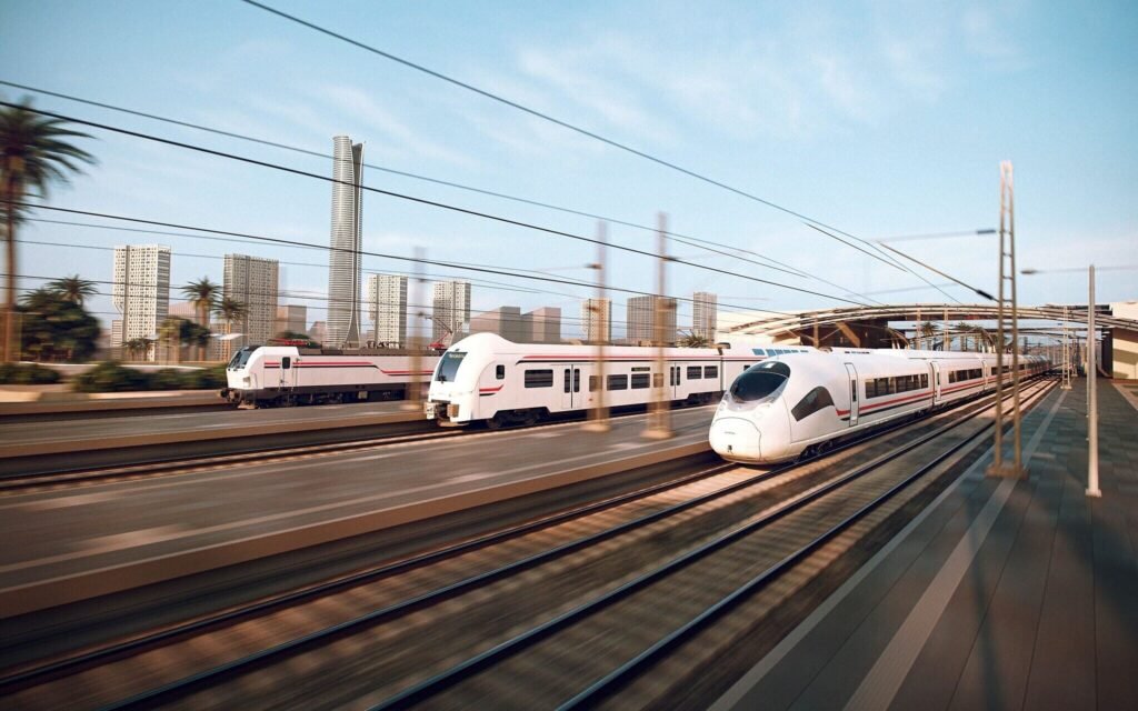 Workers begin laying tracks for Egypt's high-speed rail megaproject