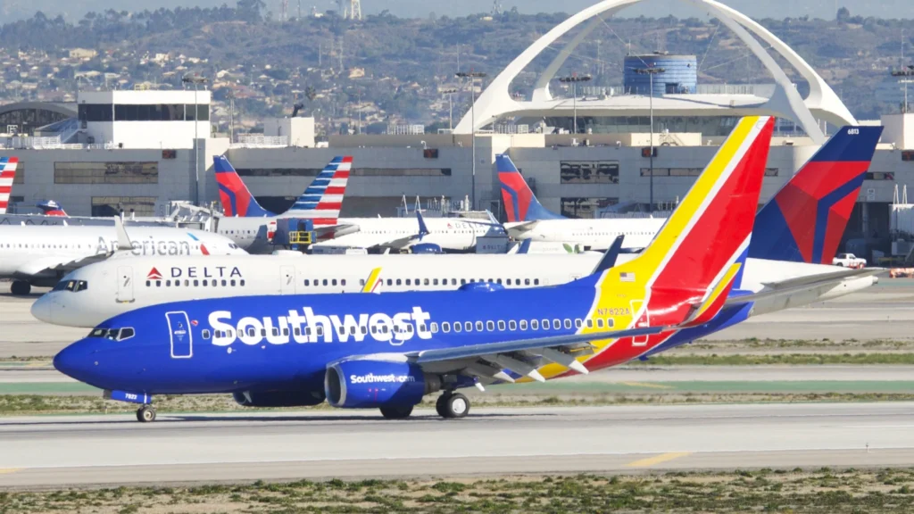 Southwest Delta American and United
