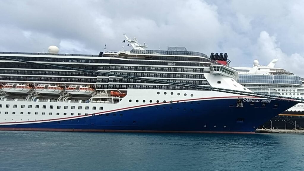 Carnival Pride Cruise Ship in the Bahamas