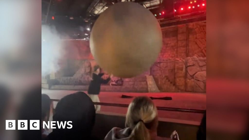 Disney World cast member hurt stopping 400-lb fake boulder from hitting audience