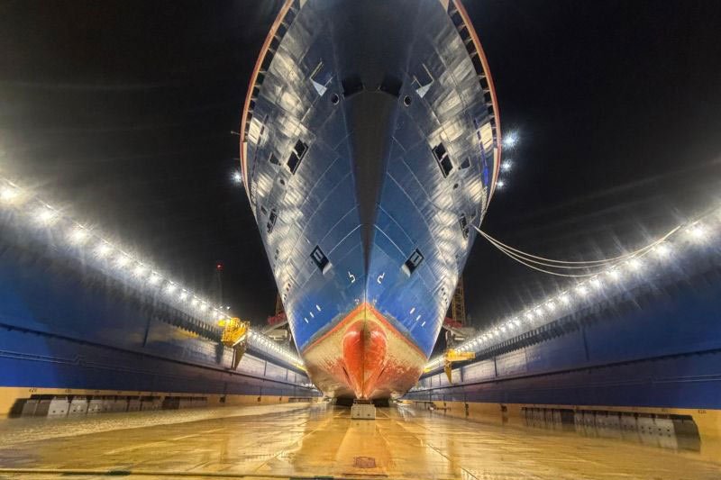 Carnival Elation at Grand Bahama Shipyard