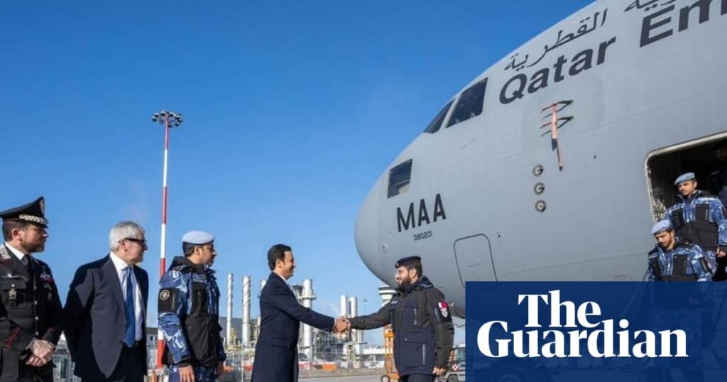 Qatari plane hits Milan airport lights during arrival of Winter Olympics staff | Italy