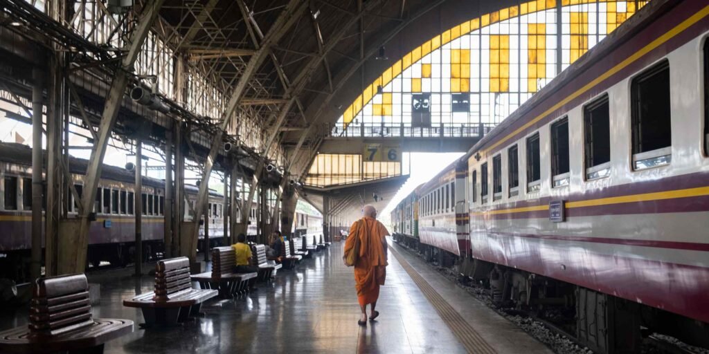Taking my time on the 'Rapid' train to Chiang Mai