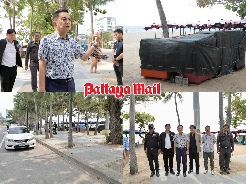 Block public space, lose your business as Pattaya orders 15-day shutdown at Jomtien Beach