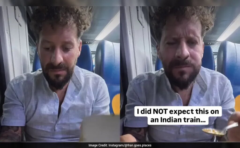 Foreign Man Surprised By Indian Train Experience