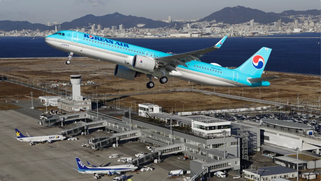 Korean Air Launches Late-Night Flights to First Artificial Island Airport in the World