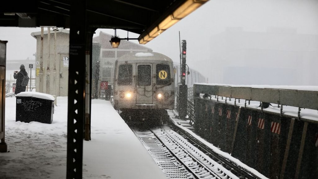 MTA keeps trains and buses running amid storm