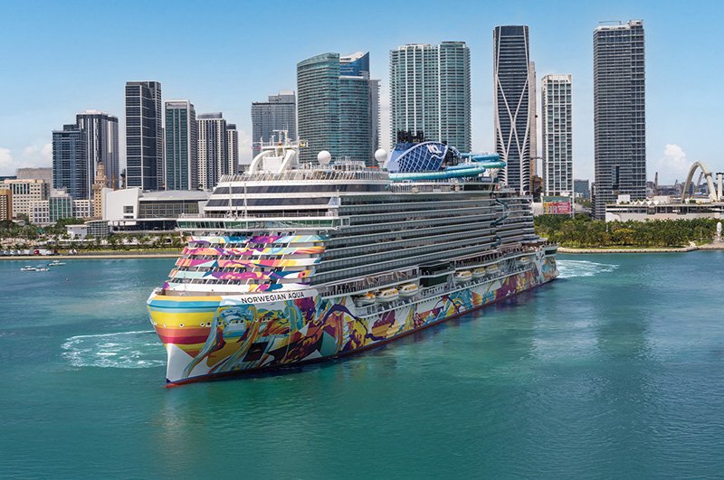 ncl aqua arrives in miami 2025