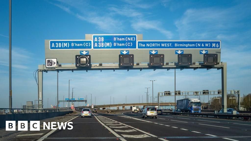 Overnight work to close parts of M5 and M6 - BBC