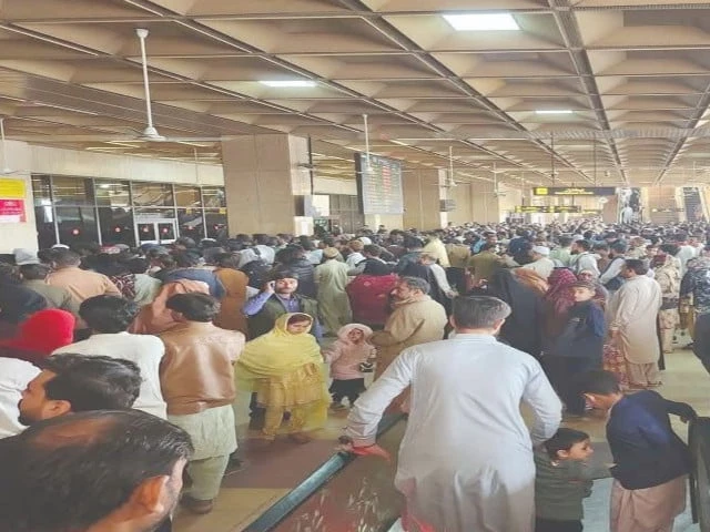 pakistan airports handle 26 8m passengers photo express