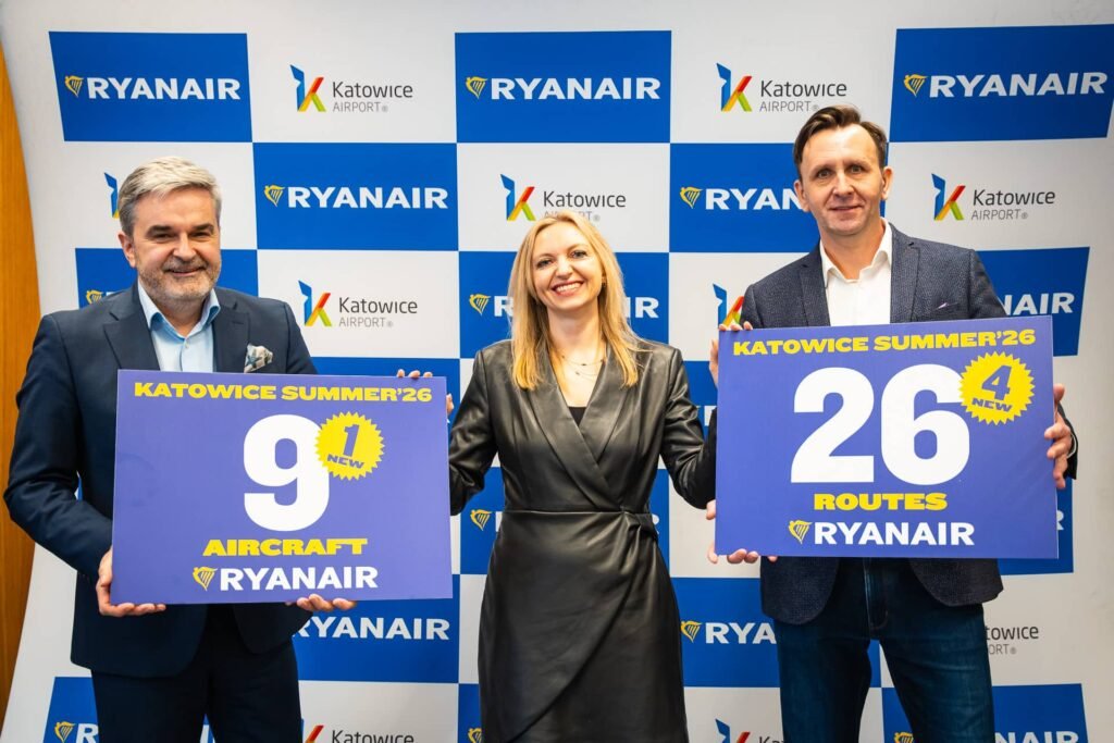 RYANAIR ANNOUNCES RECORD SUMMER 2026 SCHEDULE FROM KATOWICE – Ryanair's Corporate Website