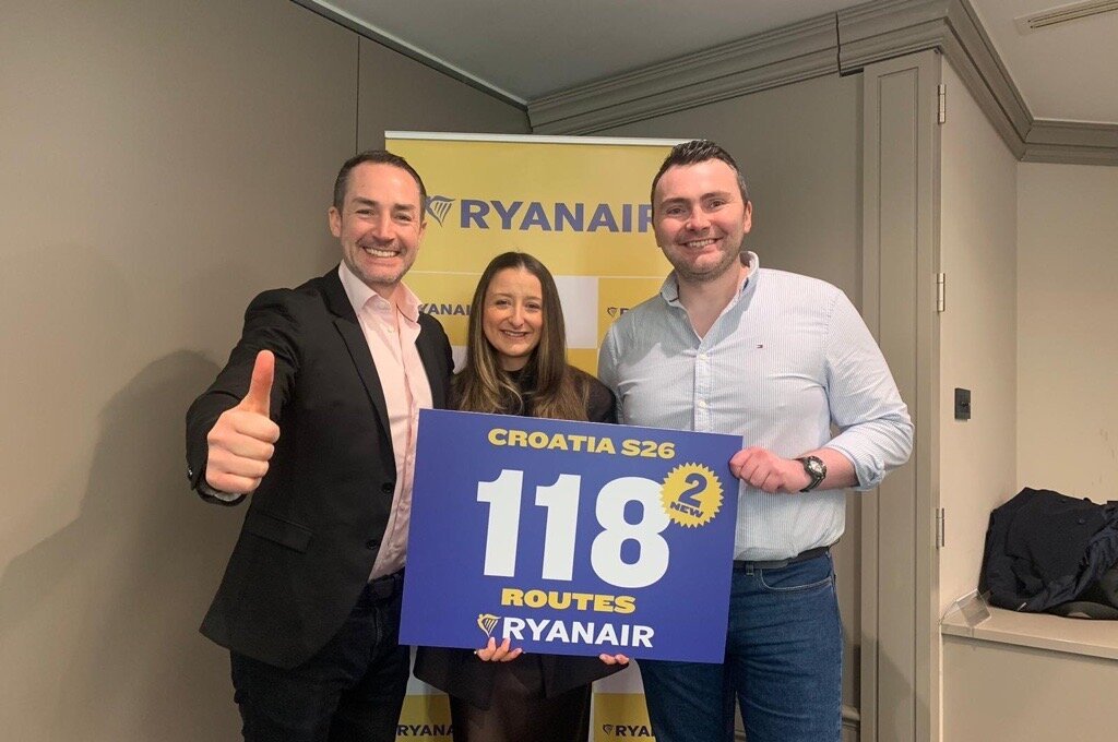 RYANAIR LAUNCHES RECORD S26 SCHEDULE FOR CROATIA – Ryanair's Corporate Website