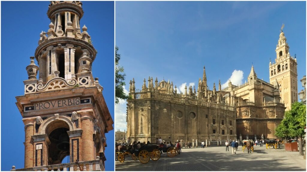 Sevilla’s iconic bell tower La Giralda crumbles during storms