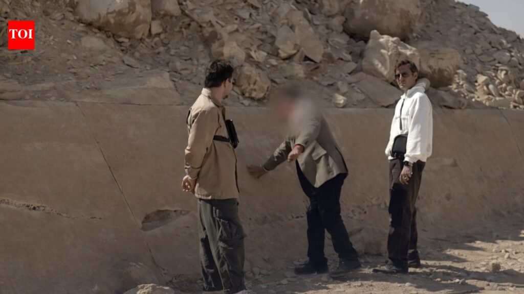 Tour guide arrested in Egypt after viral video shows him 'sketching' on 4,000-year-old pyramid | World News