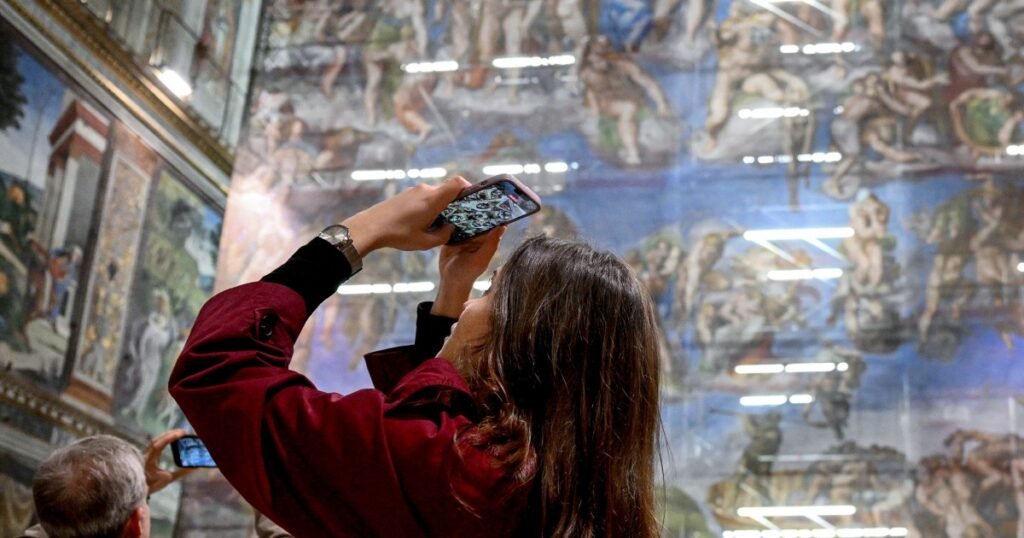 Vatican removes salty white film coating Michelangelo's 'The Last Judgment'