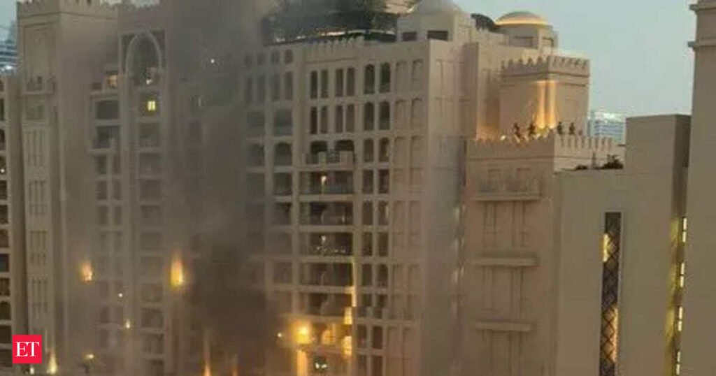 dubai hotel fire: Iranian attack hits Fairmont The Palm, Palm Jumeirah, Dubai in UAE? Viral video claims spark concerns