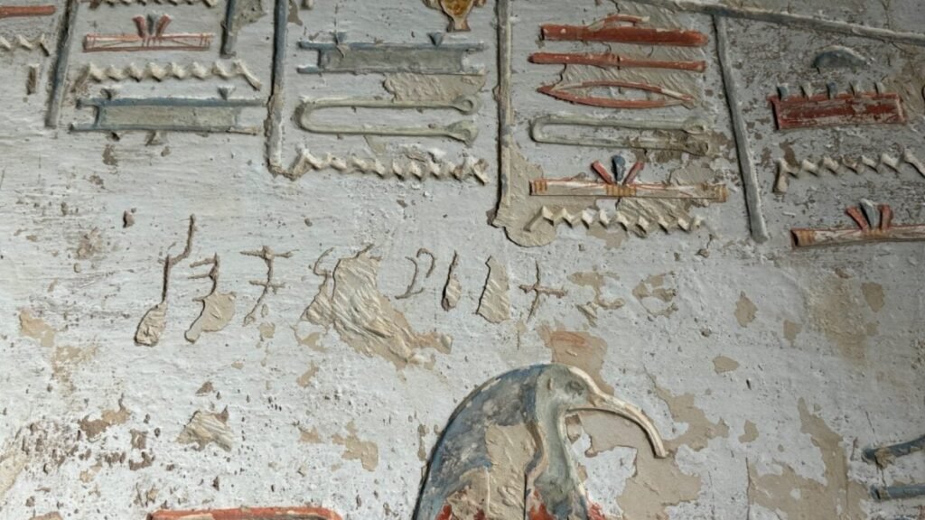 2,000-Year-Old Graffiti in Egyptian Tombs Reveals an Unexpected Source of Ancient Tourists