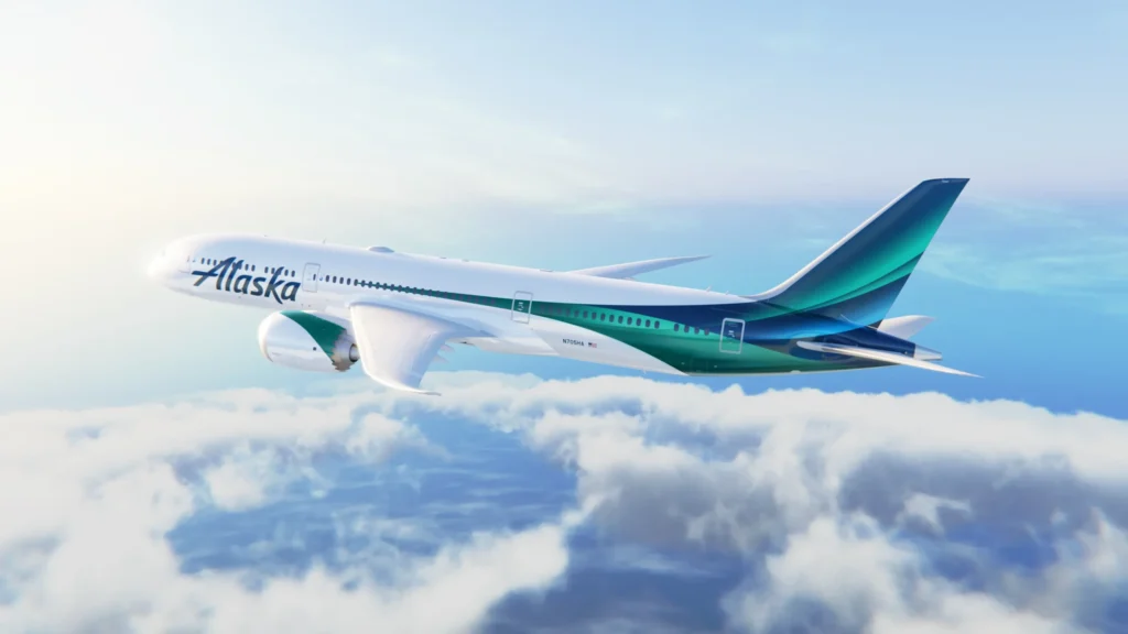 Alaska Airlines Repaints Hawaiian 787s with New Aurora Global Livery