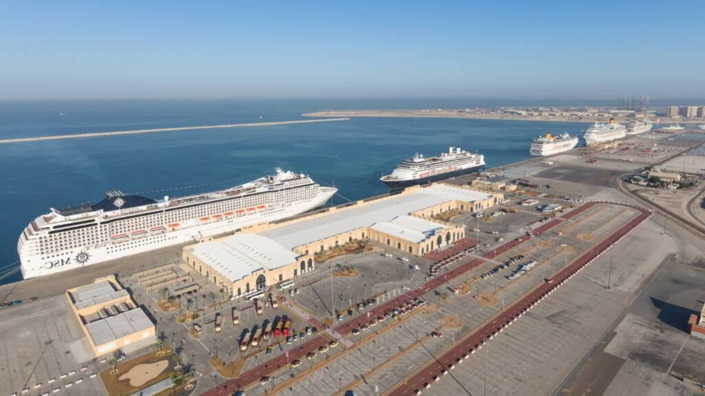 Cruise Ships Docked in Dubai, United Araba Emirates