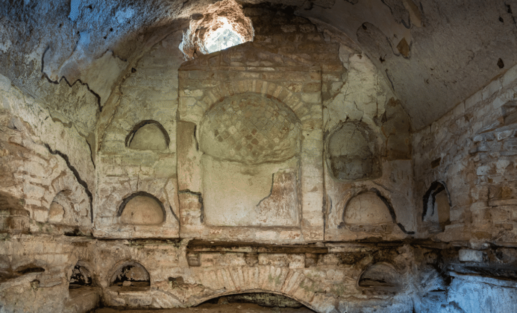 Archaeologists Discover Rare Roman Tomb With Gladiator Carvings Along Appian Way