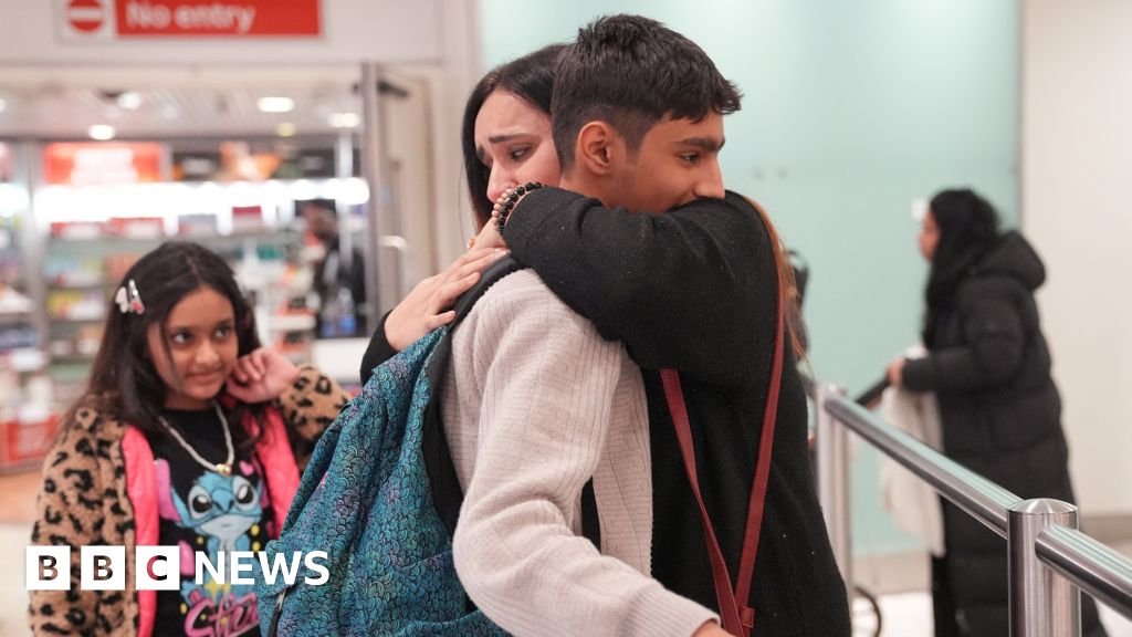 Boy, 12, stranded in Middle East amid conflict - BBC