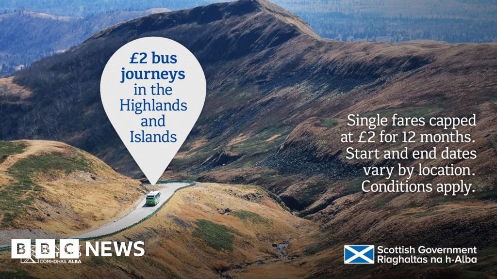 China bus photo removed from Scottish Highlands travel campaign - BBC