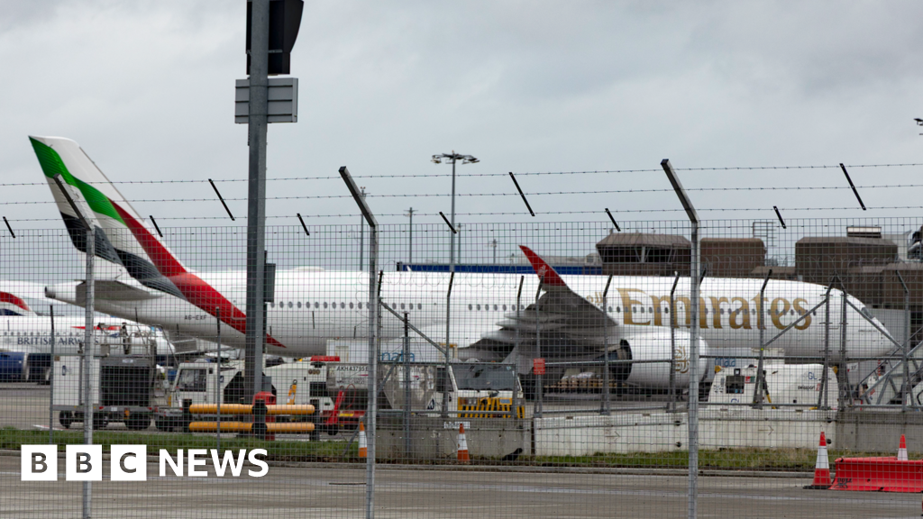 Edinburgh to Dubai flight turned back over Egypt due to airport drone attack - BBC