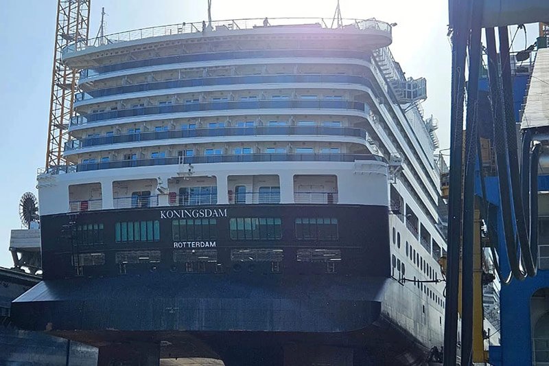 Koningsdam Drydock