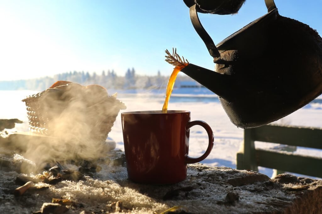Fire pit coffee in Oulu, Finland (Howie Southworth)