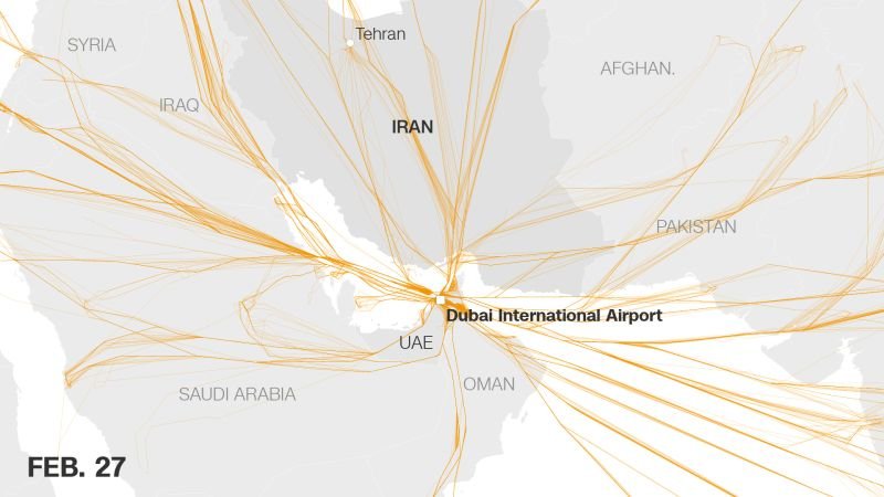 More than 11,000 canceled flights: Middle East travel chaos in 5 charts