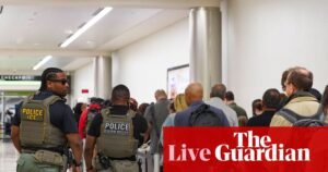 TSA official says workers have missed out on nearly $1bn in pay as airport turmoil continues amid shutdown – live | Trump administration
