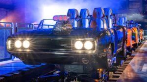 The Fast & Furious Roller Coaster Ride Cars Are Ripped Straight From The Movies