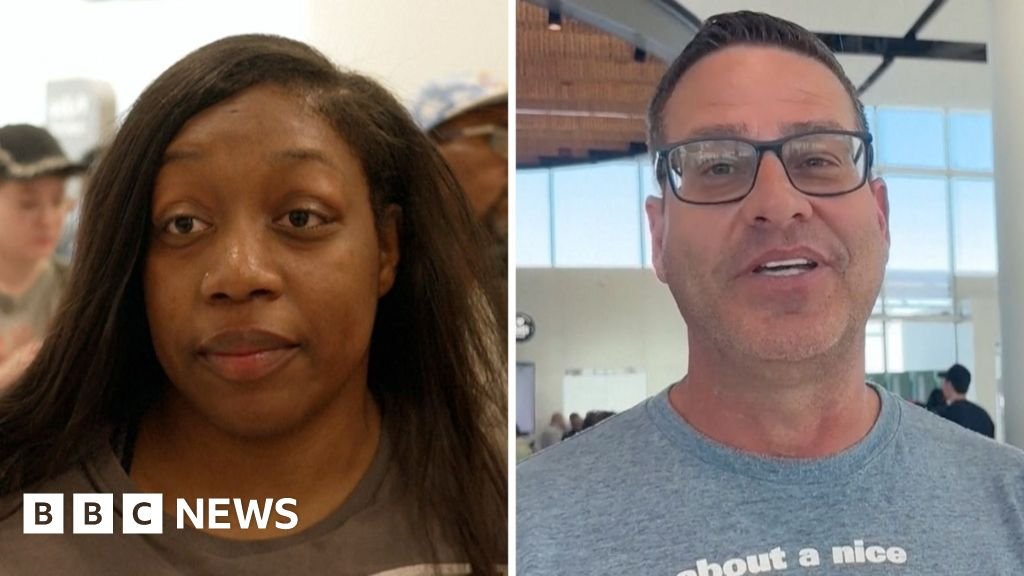 Travellers react to ICE agents at airports