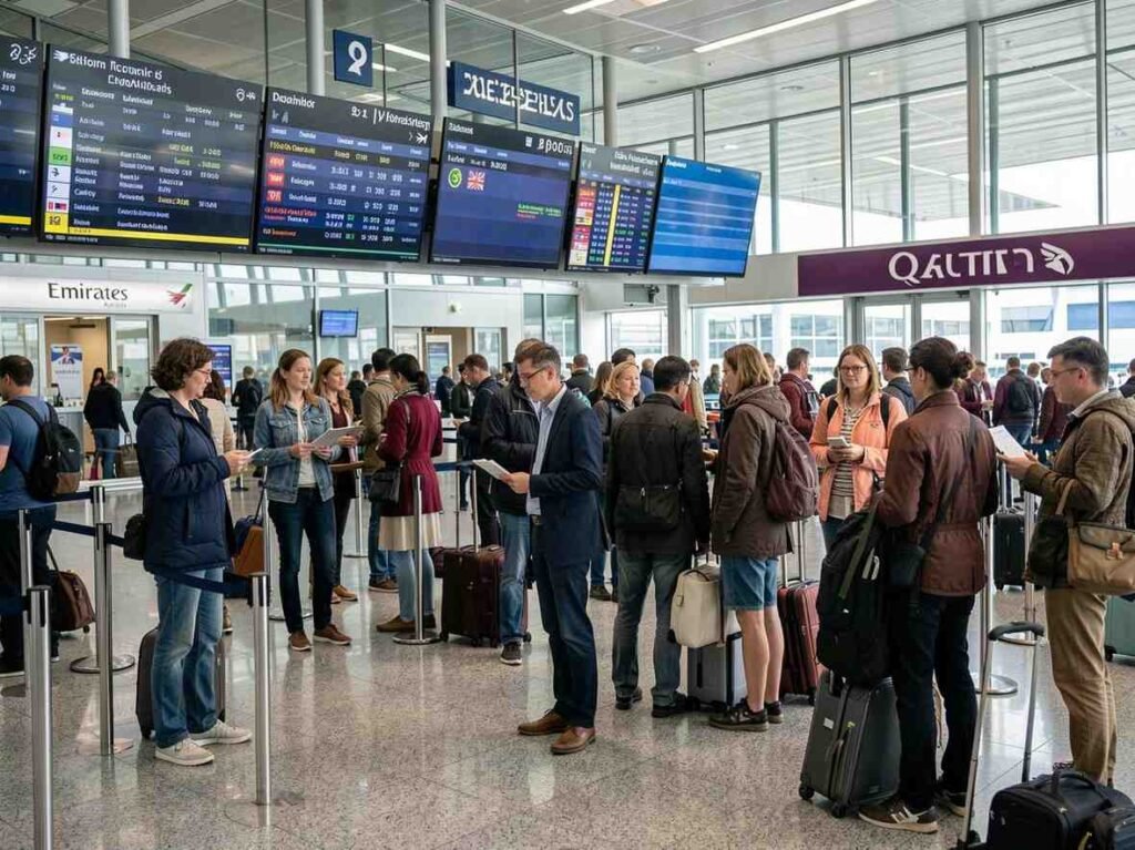 Uk joins china, malaysia, india, and australia in rerouting travel plans as emirates and qatar airways disruptions ripple through thailand&rsquo;s tourism and hospitality sectors.