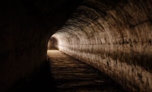 Underground Stone Tunnel Passage