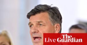 Australia news live: Coalition to restrict home deposit scheme under hardline migration plan; war shock a ‘central banker’s nightmare’, RBA says | Australia news