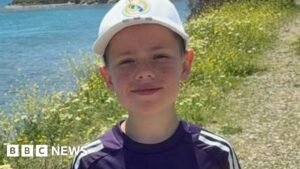 Boy, 8, and dad handed free flights after plane intervention - BBC
