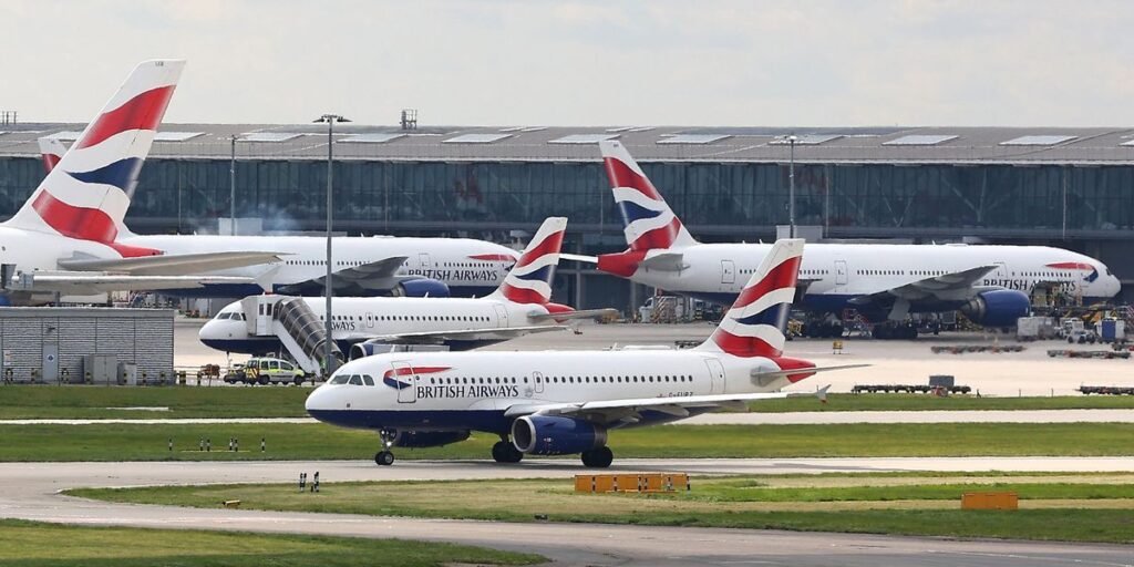 British Airways flight U-turns mid-flight and returns to Heathrow after fumes filled the cockpit and pilots were forced to wear oxygen masks