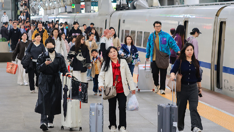 China expects over 90 mln railway trips during Qingming holiday travel rush - news.cgtn.com