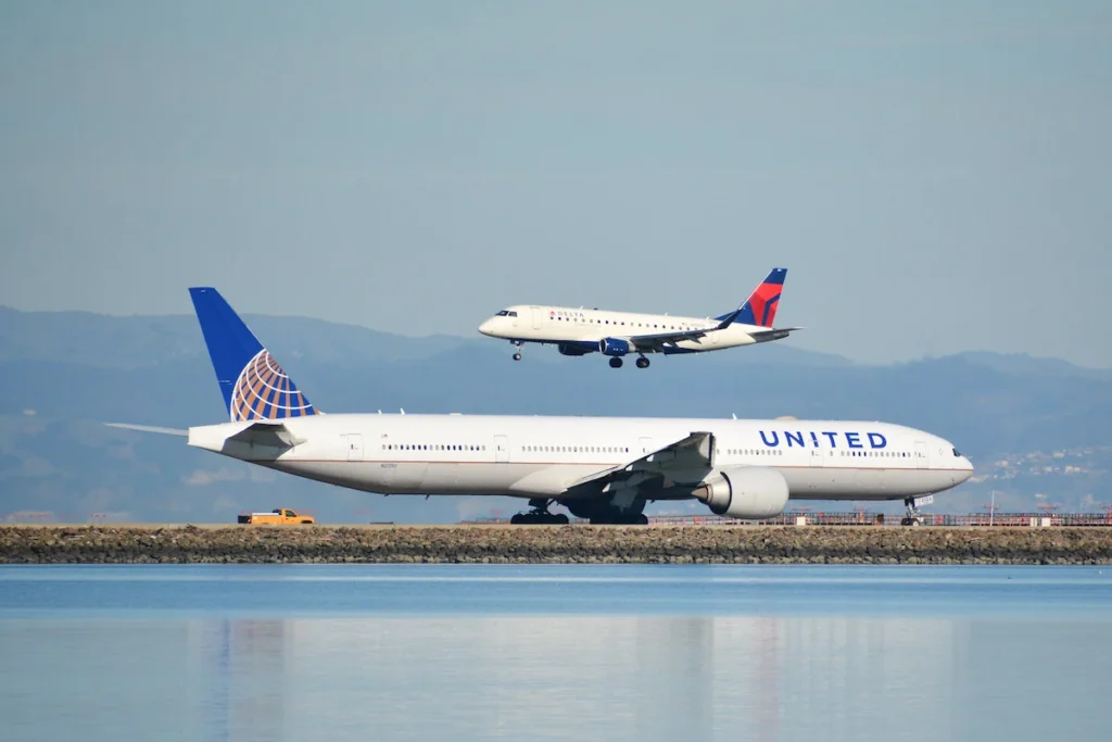 Delta Air Lines and United Airlines