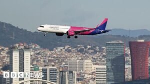 European flight prices are falling in short-term, Wizz Air boss says - BBC