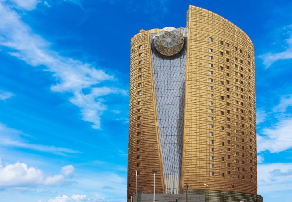 Macau’s The 13 Hotel unveils gold façade after renovation, reports claim soft opening planned for May