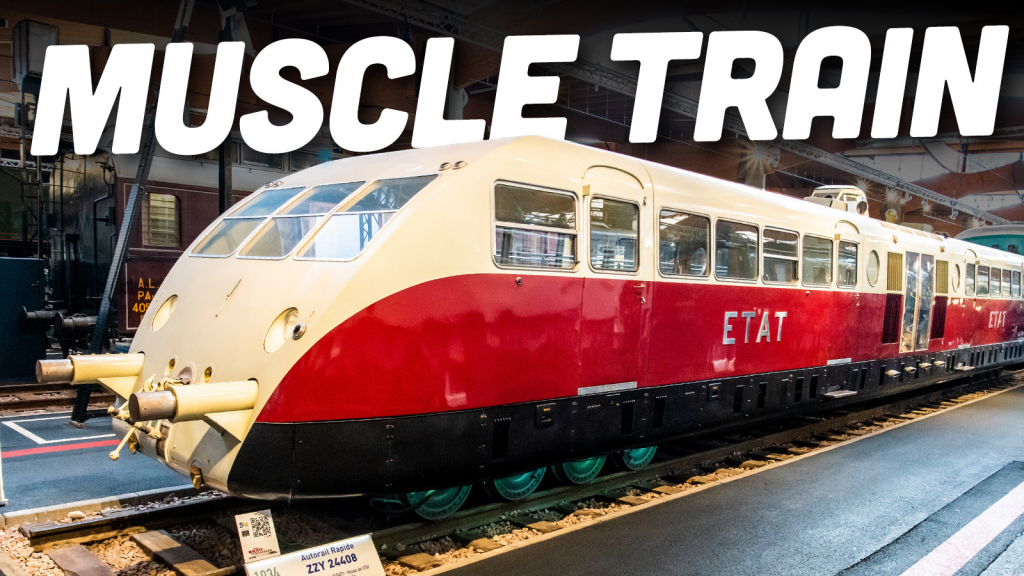 Nine Decades Ago, An Automaker Tried To Reinvent Transportation Using A Train With Four Car Engines, 32 Cylinders, And A Conning Tower