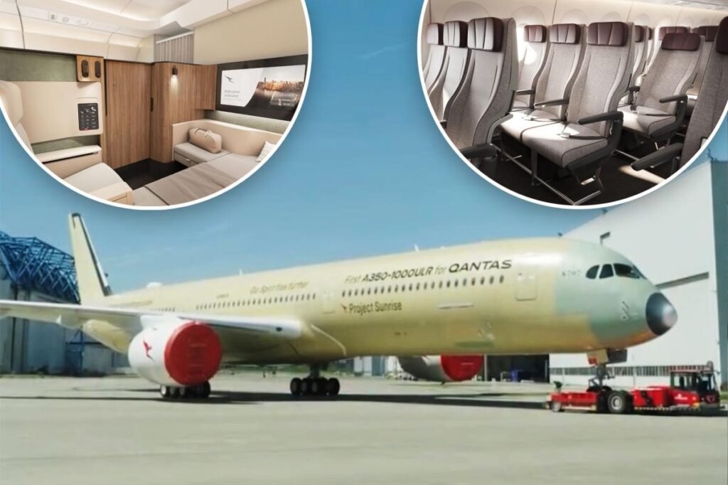 Qantas debuts new plane to fly 22-hours nonstop to NYC, UK