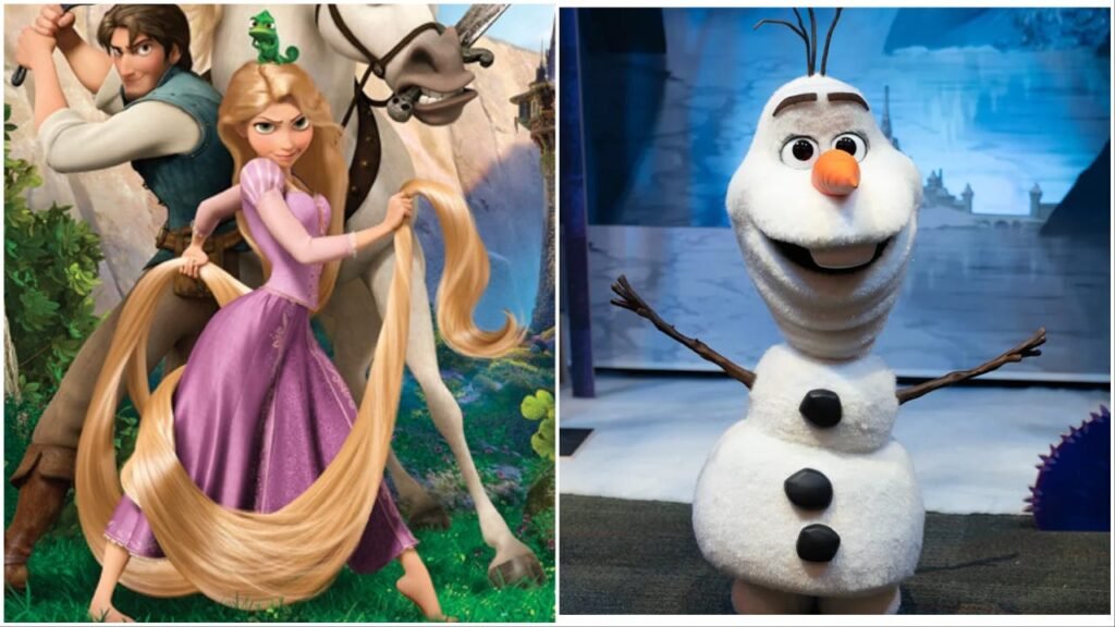 Rapunzel and Olaf Figures Had Some Hilarious Mishaps at Disney Parks Around the World