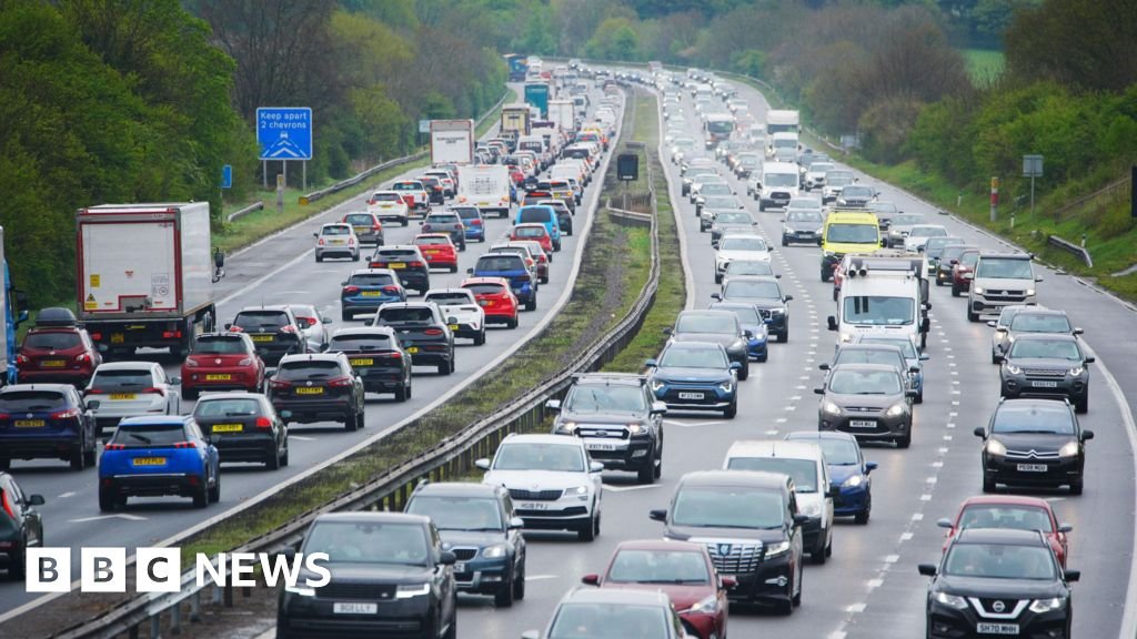 Bank holiday travel: M6 traffic and Avanti West Coast changes - BBC