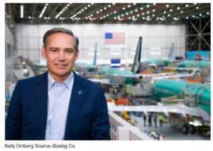Kelly Ortberg, the CEO of The Boeing Co. Credit: Boeing.