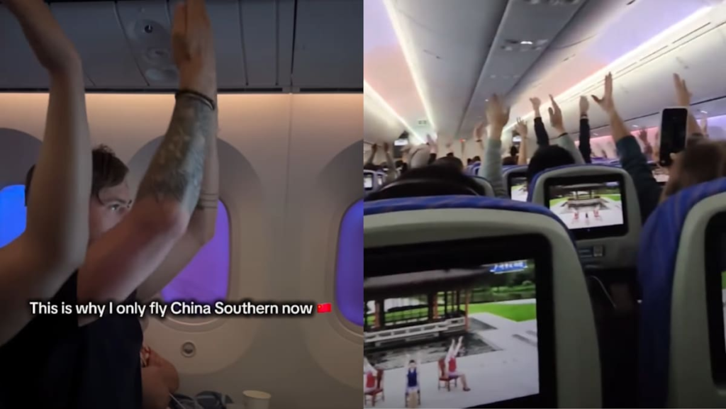 China Southern Airlines Has Passengers Doing Qigong During Long-Haul Flights