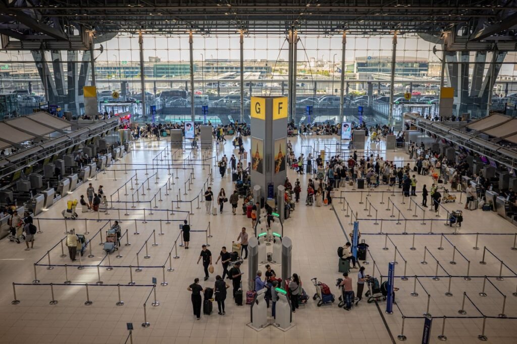 Chinese tourist banned from Thailand for life after damaging $15,000 airport gate